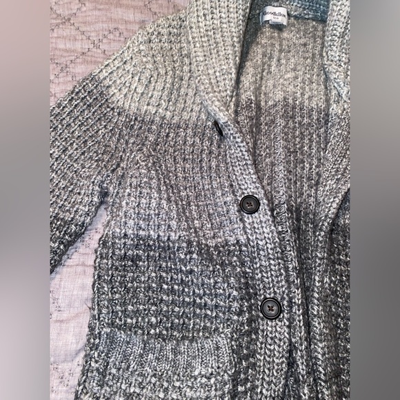 Goodfellow & Co Mens Gray Ombré Cardigan in Size S - Picture 6 of 8